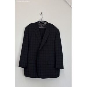 Baroni Gray Mens Gray 2 Button Wool‎ Suit - Size 54/48 R